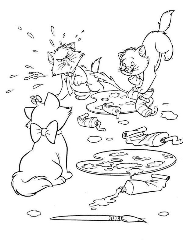 94 Aristocats Coloring Pages Printable 62