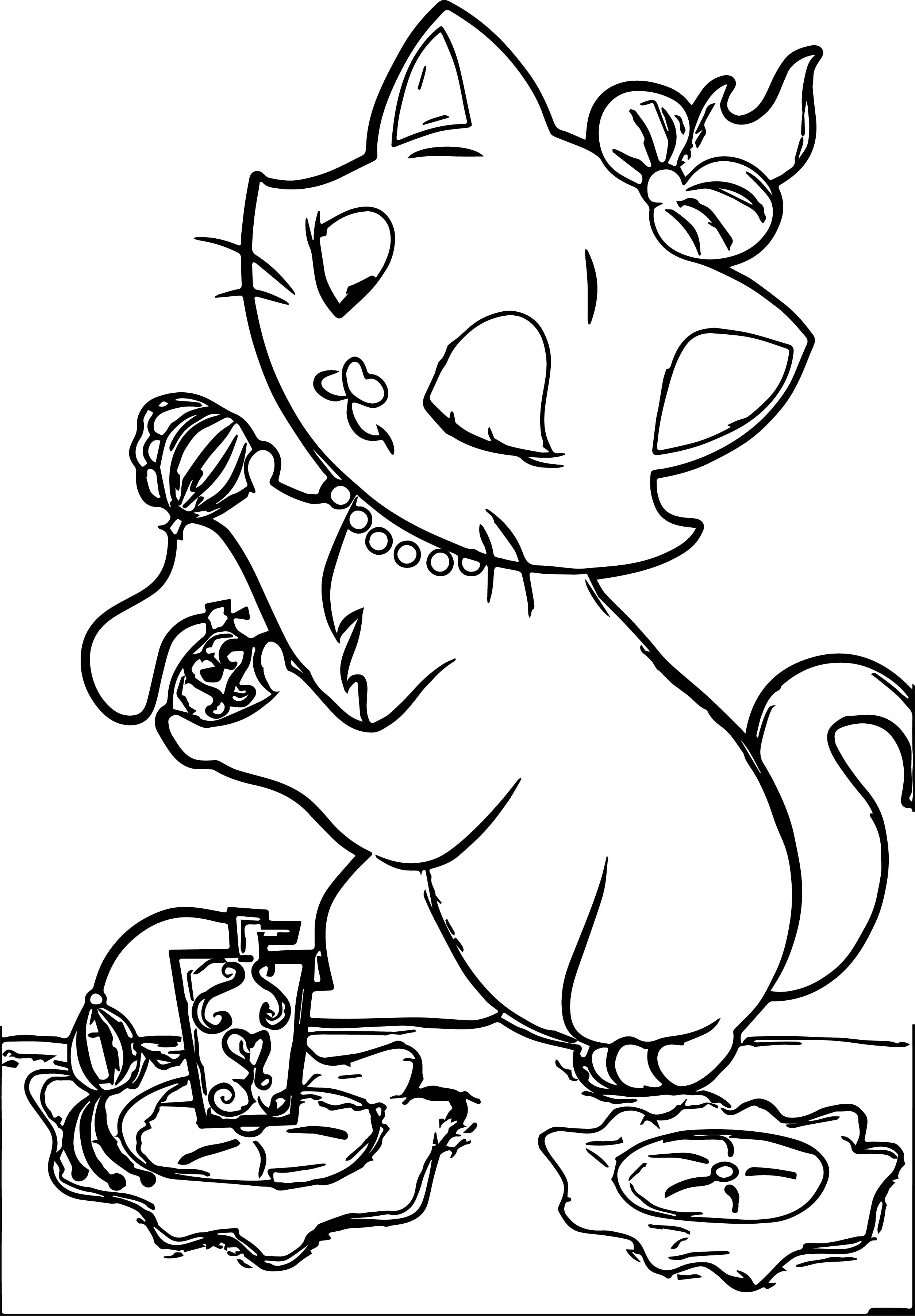 94 Aristocats Coloring Pages Printable 67