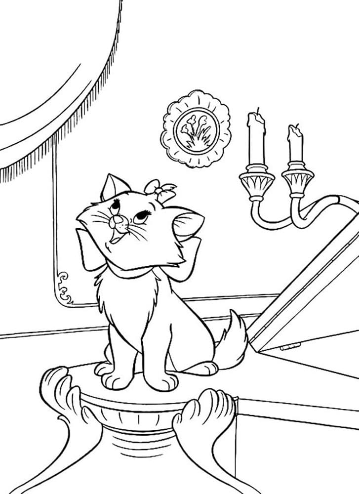 94 Aristocats Coloring Pages Printable 75