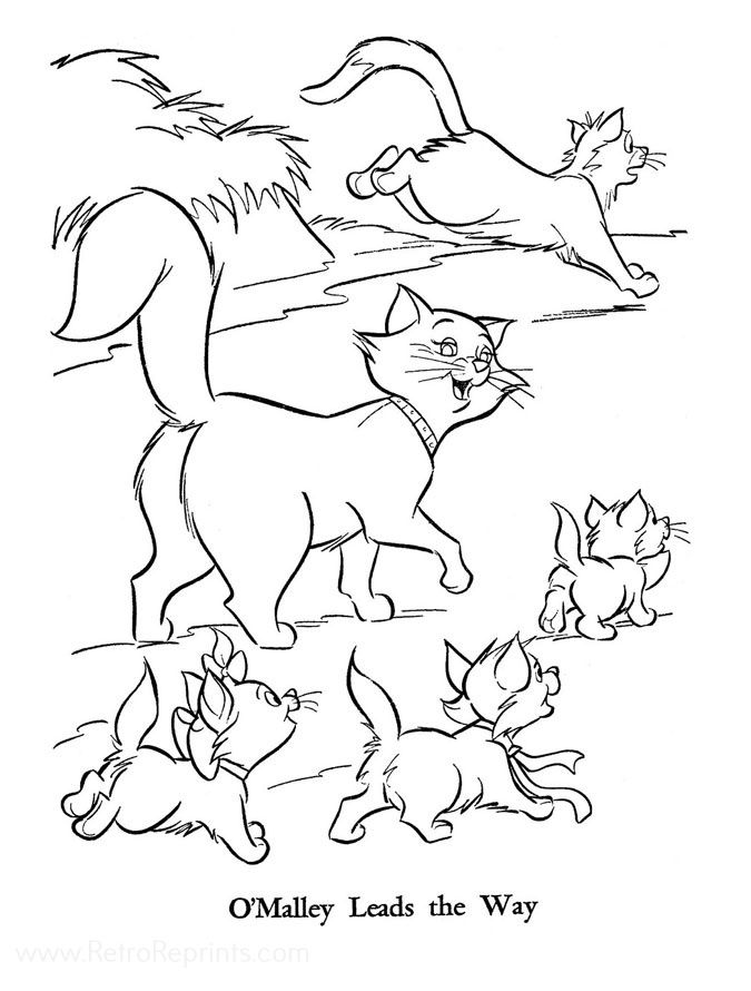 94 Aristocats Coloring Pages Printable 8