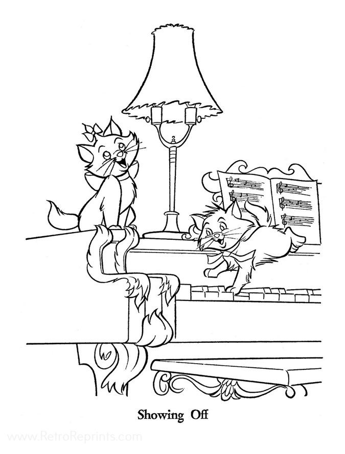 94 Aristocats Coloring Pages Printable 80