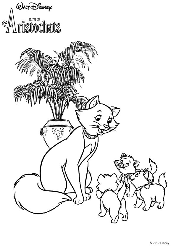 94 Aristocats Coloring Pages Printable 82