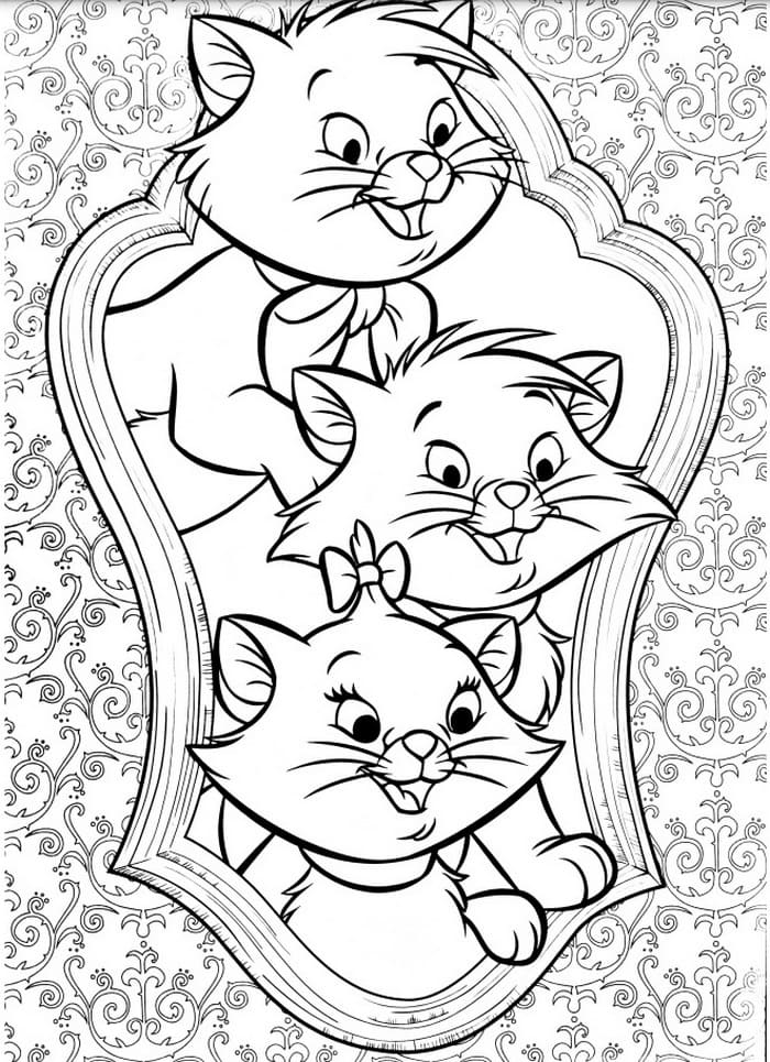 94 Aristocats Coloring Pages Printable 87