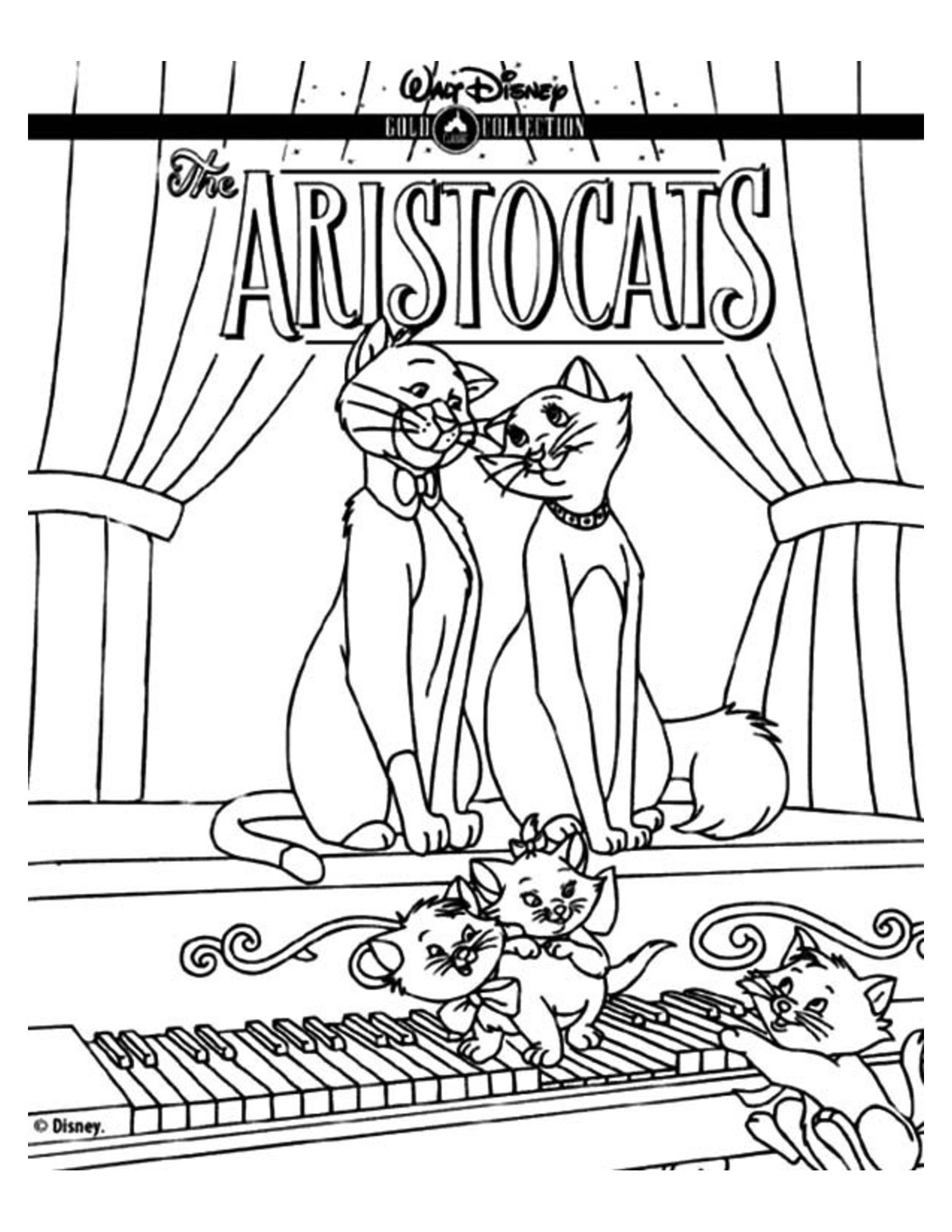 94 Aristocats Coloring Pages Printable 88