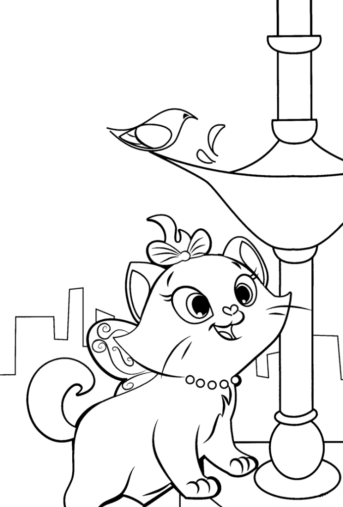 94 Aristocats Coloring Pages Printable 90