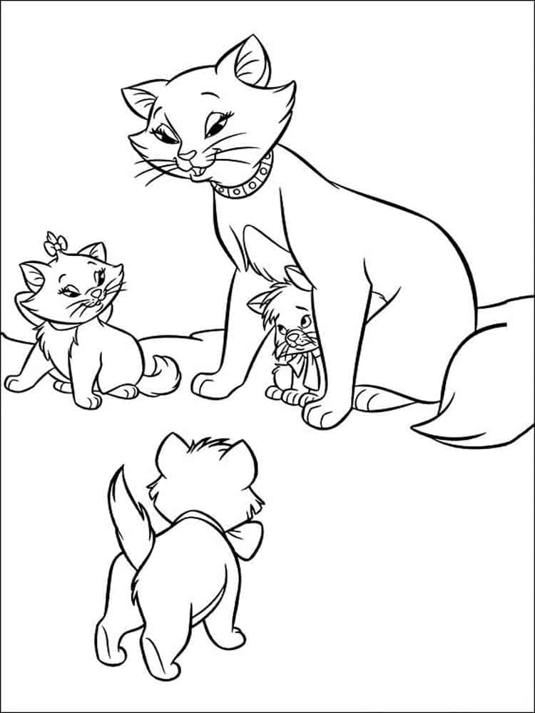 94 Aristocats Coloring Pages Printable 91