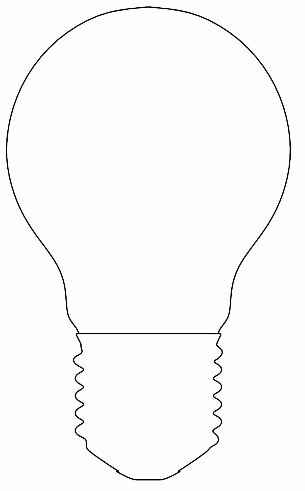 Bright Light Bulb Coloring Pages Printable 13