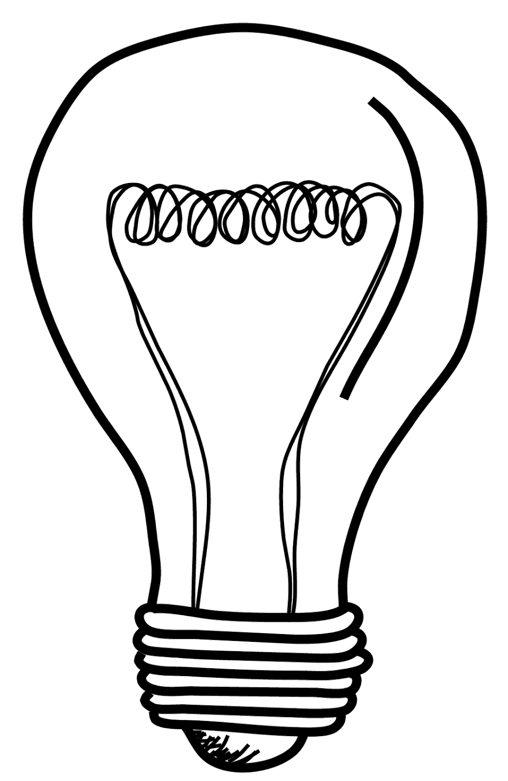 Bright Light Bulb Coloring Pages Printable 22