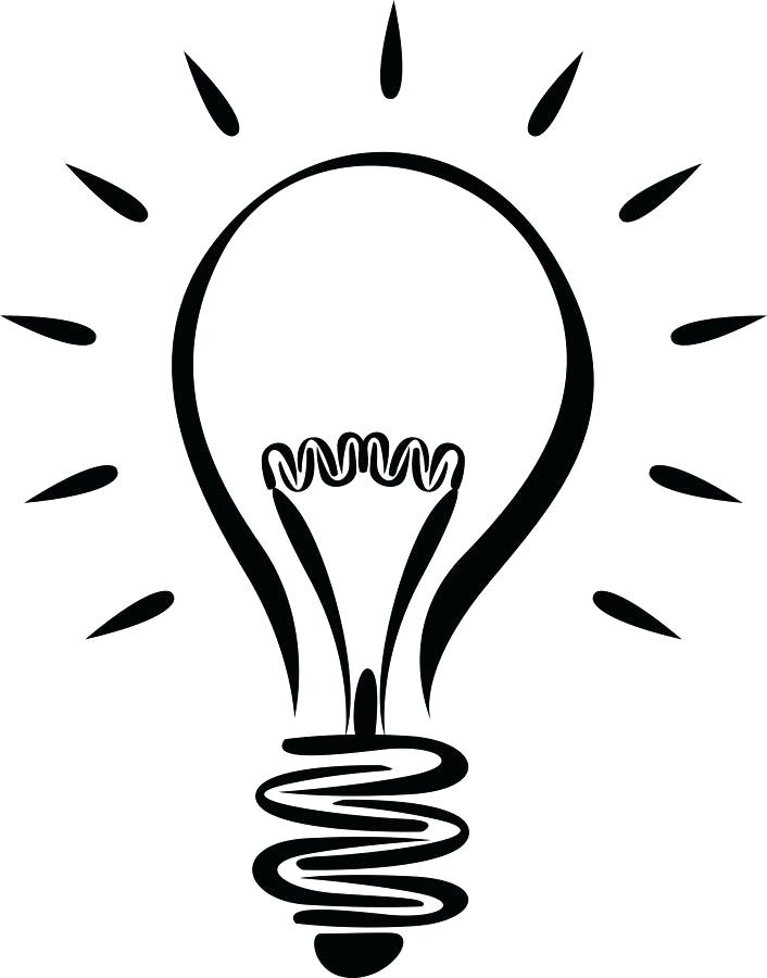 Bright Light Bulb Coloring Pages Printable 24