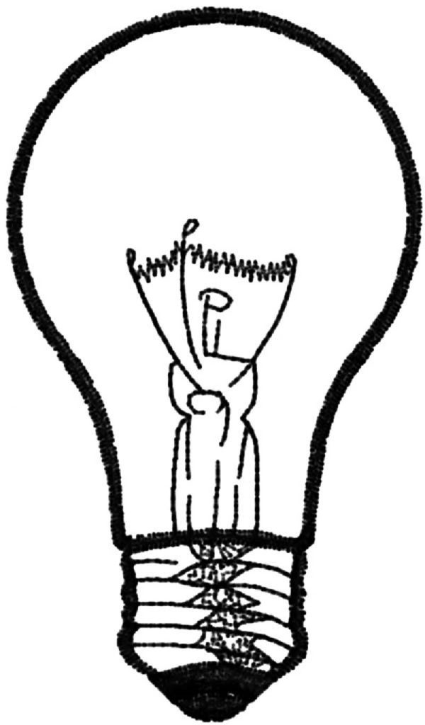 Bright Light Bulb Coloring Pages Printable 25