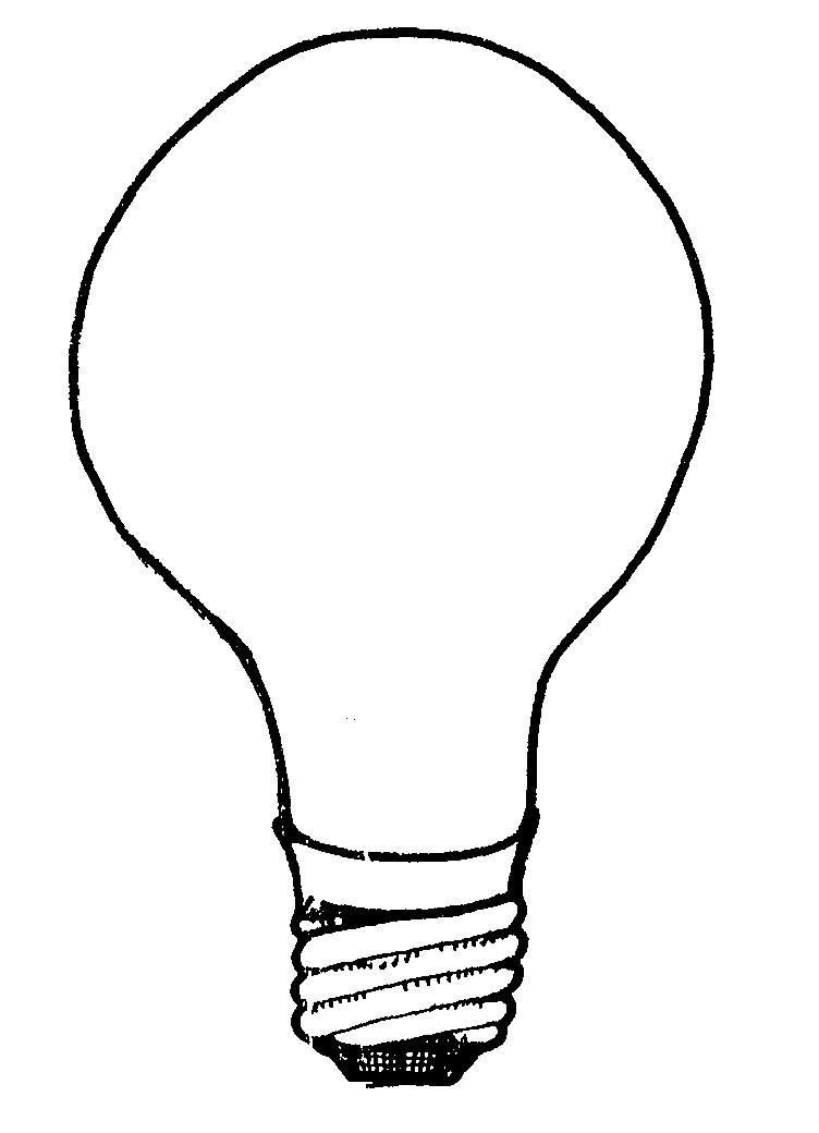 Bright Light Bulb Coloring Pages Printable 28