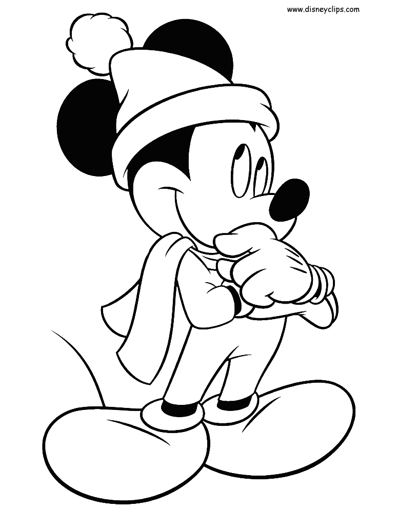 Classic Mickey Mouse Coloring Pages Printable 15