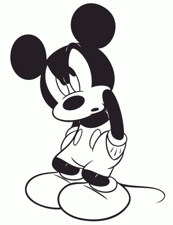 Classic Mickey Mouse Coloring Pages Printable 17