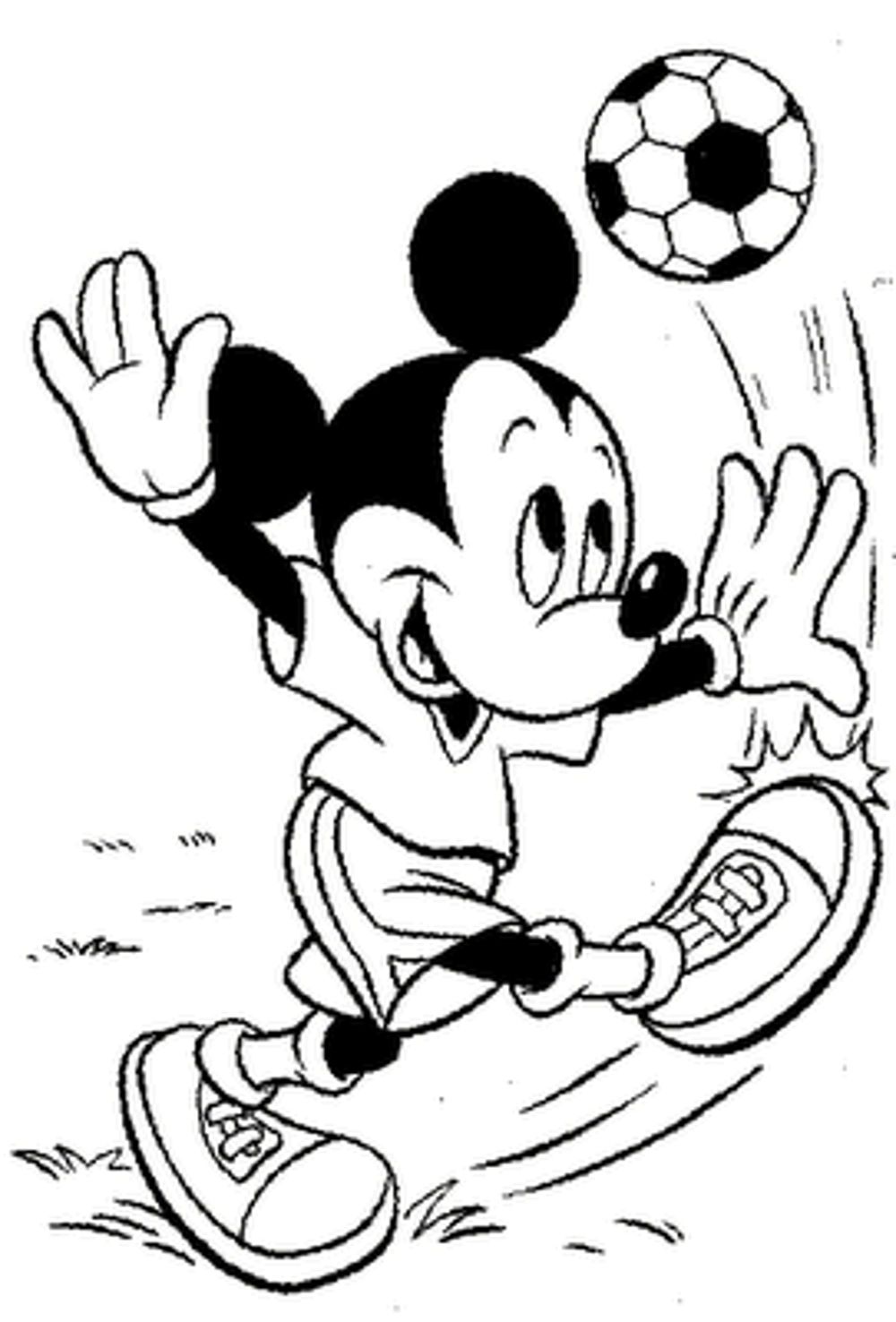 Classic Mickey Mouse Coloring Pages Printable 21