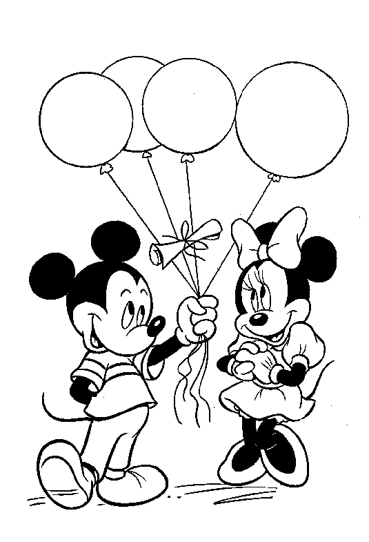 Classic Mickey Mouse Coloring Pages Printable 22