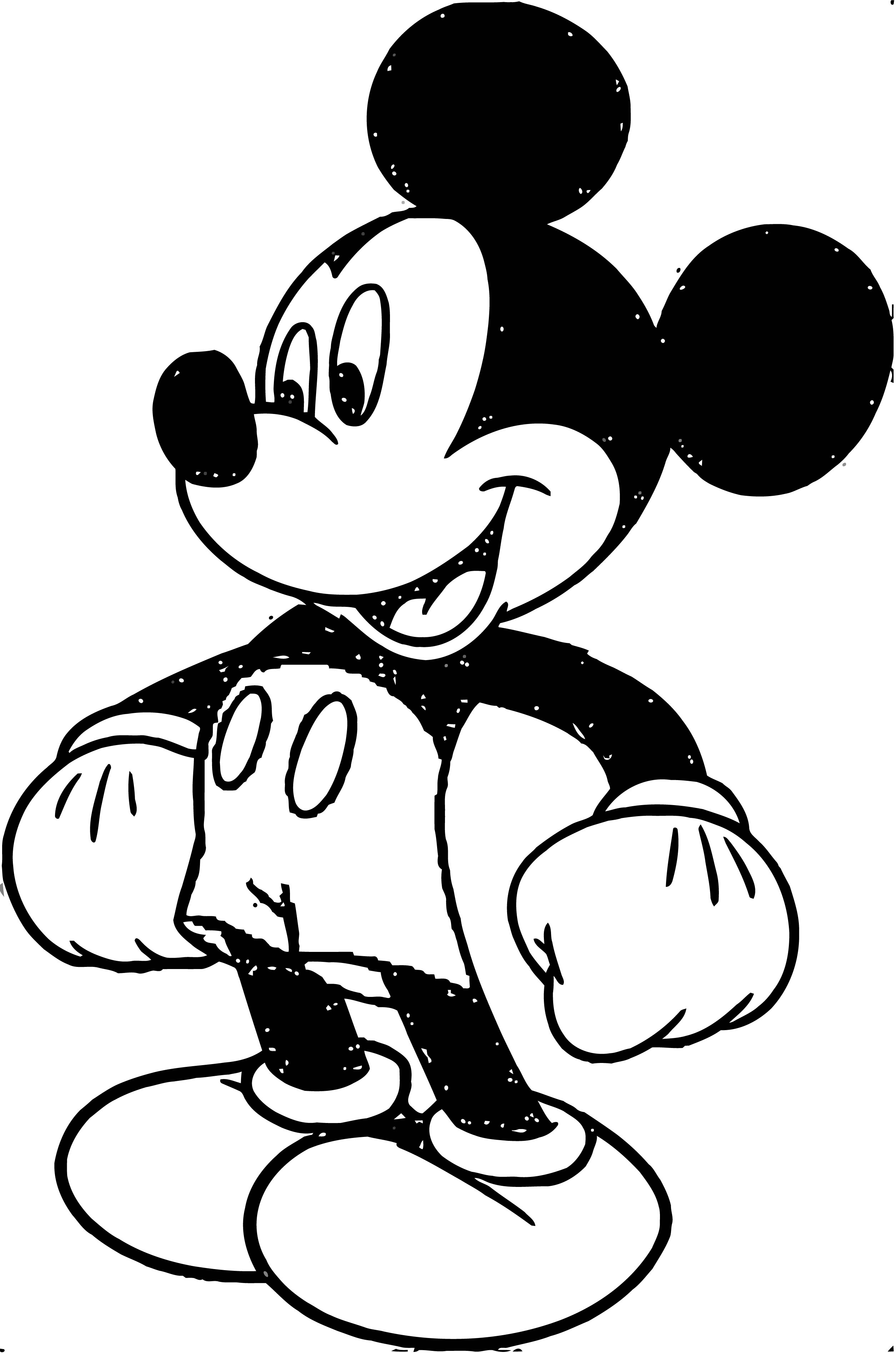 Classic Mickey Mouse Coloring Pages Printable 26