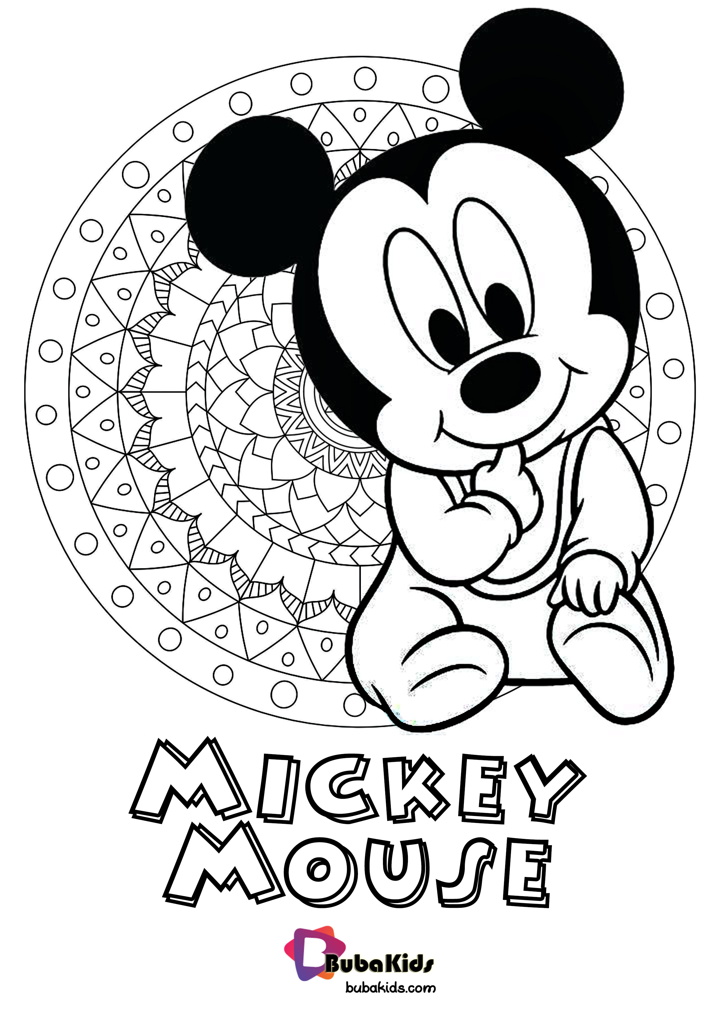 Classic Mickey Mouse Coloring Pages Printable 5