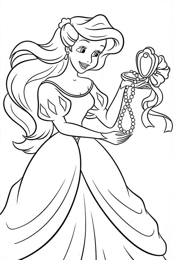 Enchanting Ariel Coloring Pages Printable 20