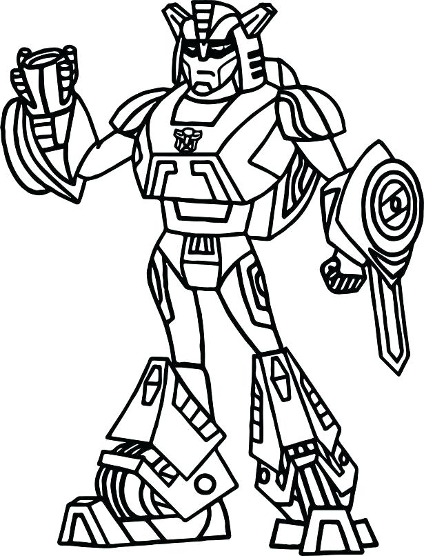 Exciting Transformers Coloring Pages Printable 15