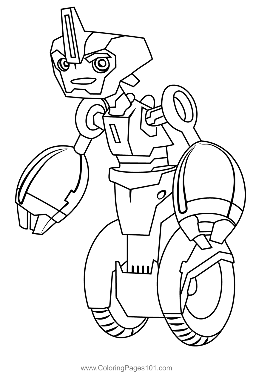 Exciting Transformers Coloring Pages Printable 17