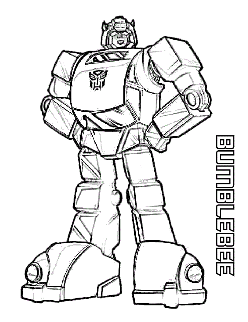 Exciting Transformers Coloring Pages Printable 32