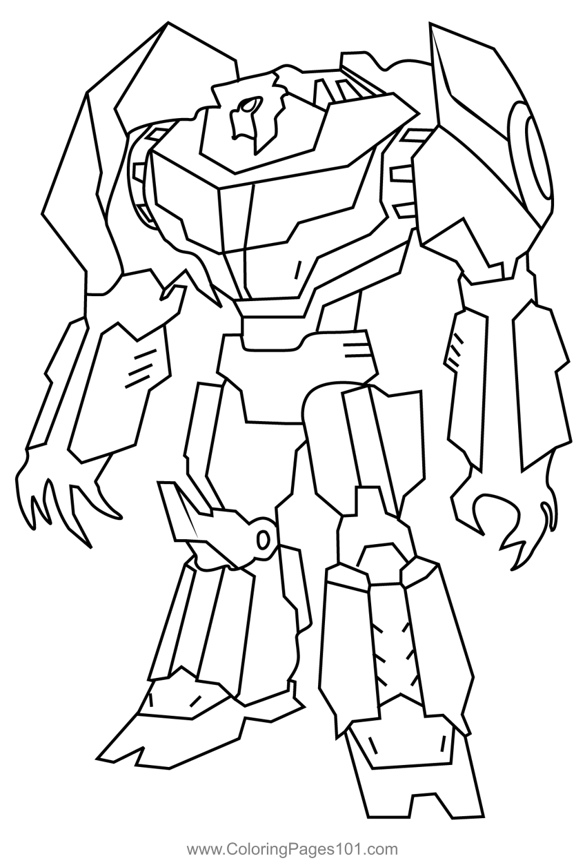 Exciting Transformers Coloring Pages Printable 5