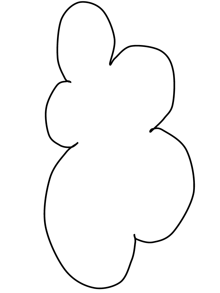 Fluffy Cloud Coloring Pages Printable 14