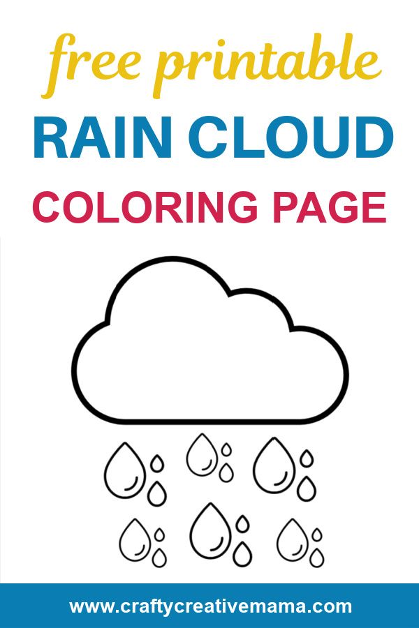 Fluffy Cloud Coloring Pages Printable 20