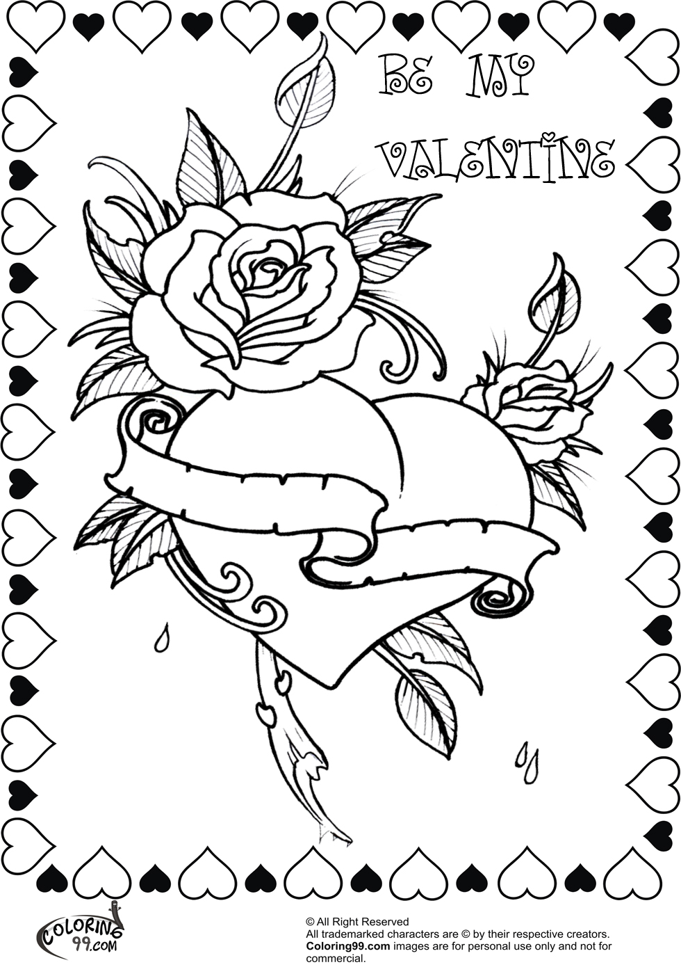 Heartfelt Coloring Pages Printable 23