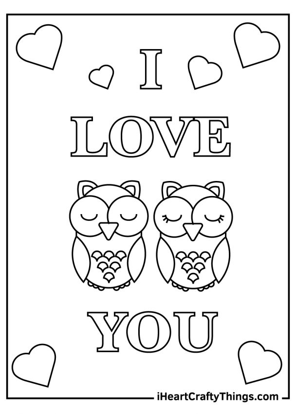 Heartfelt Coloring Pages Printable 6