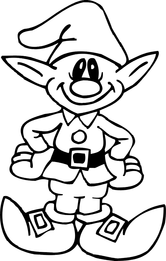 Mischievous Elf On The Shelf Coloring Pages Printable 14