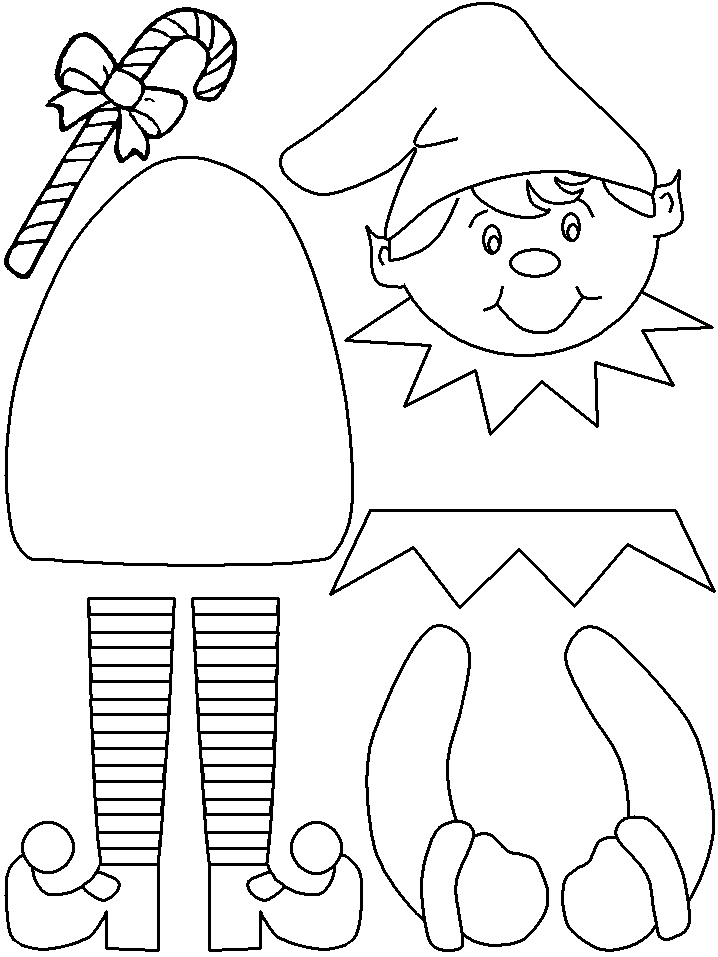 Mischievous Elf On The Shelf Coloring Pages Printable 22