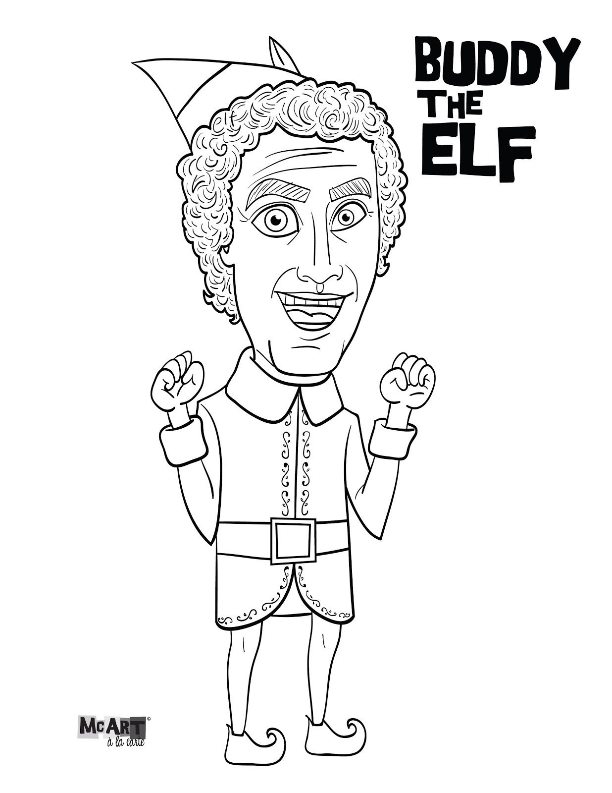 Mischievous Elf On The Shelf Coloring Pages Printable 5