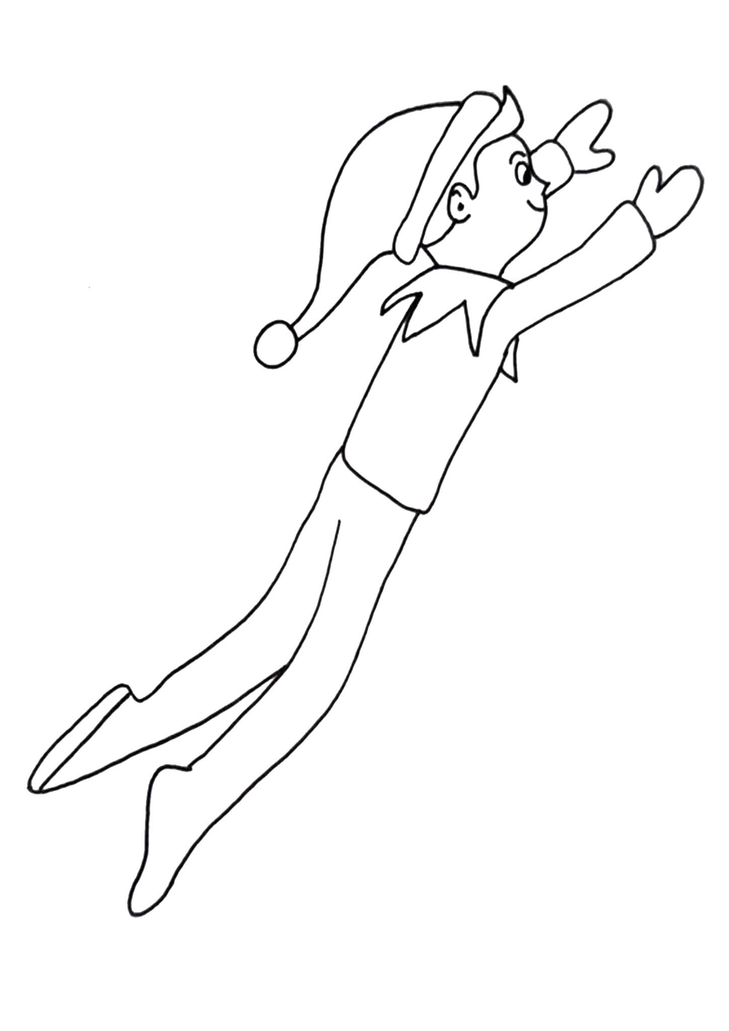 Mischievous Elf On The Shelf Coloring Pages Printable 9