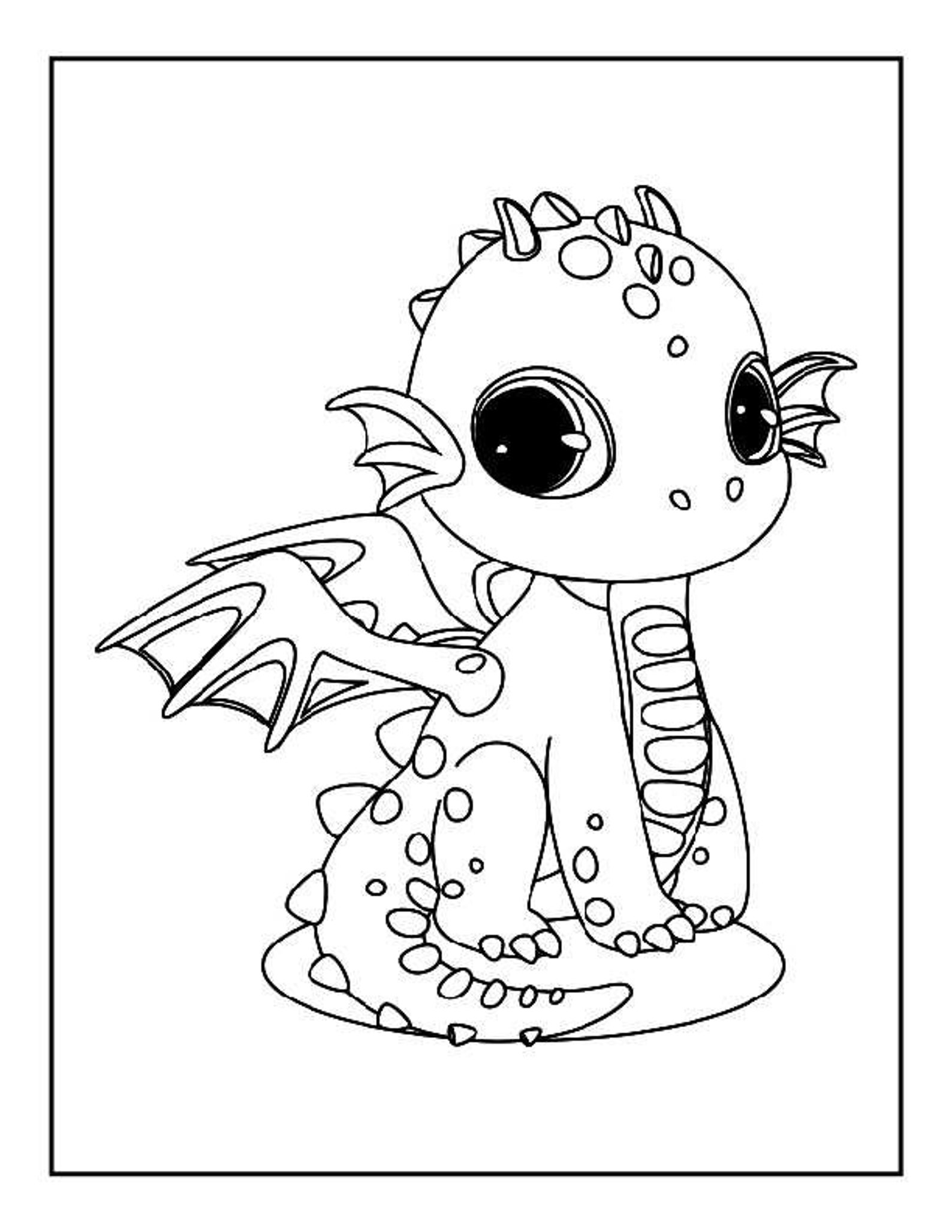 Mythical Dragon Coloring Pages Printable 15