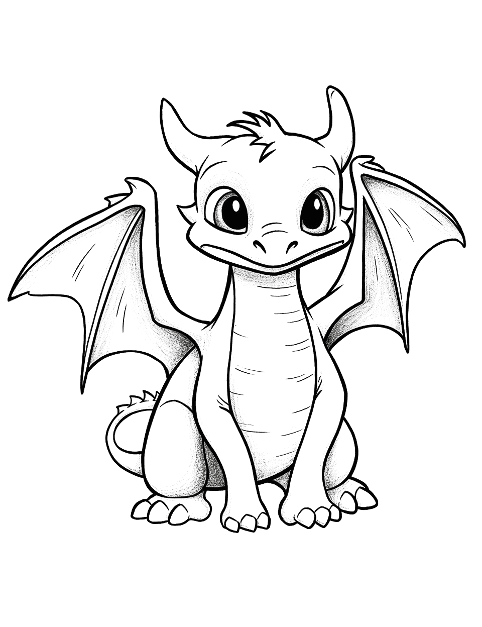 Mythical Dragon Coloring Pages Printable 32