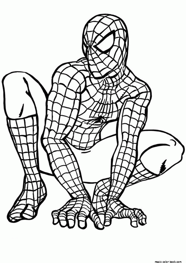 Powerful Superhero Coloring Pages Printable 14