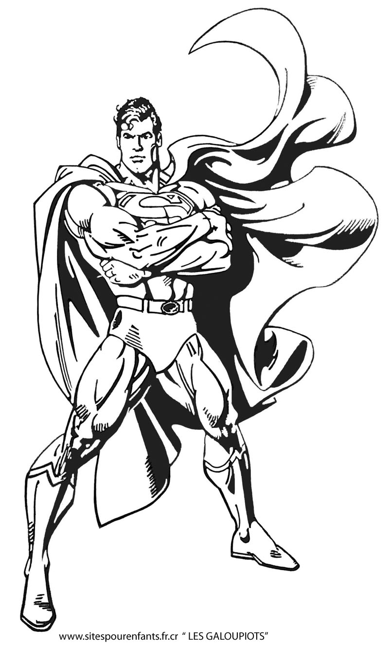 Powerful Superhero Coloring Pages Printable 32