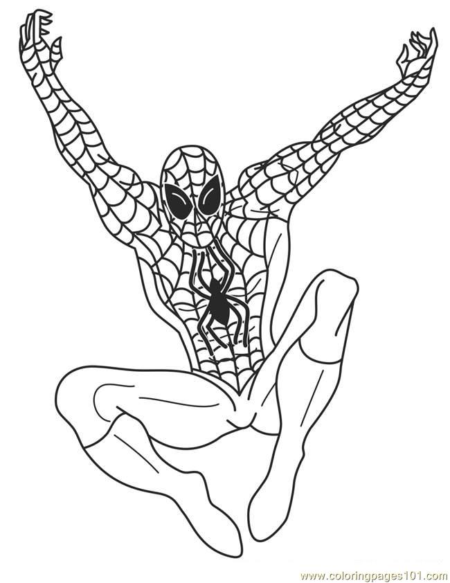 Powerful Superhero Coloring Pages Printable 8