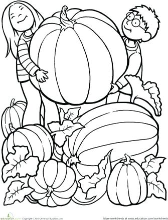 Pumpkin Patch Coloring Pages Printable 10