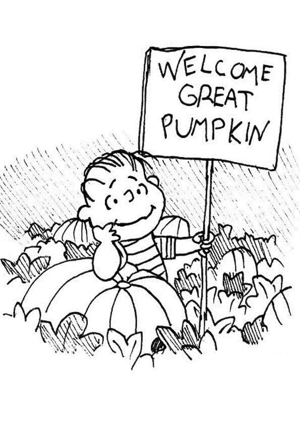 Pumpkin Patch Coloring Pages Printable 17