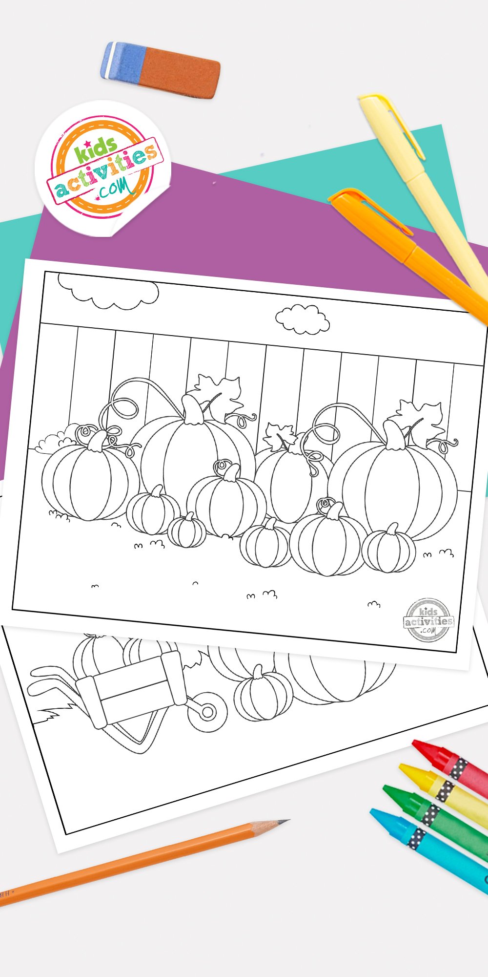 Pumpkin Patch Coloring Pages Printable 33