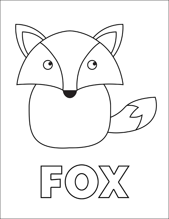 Woodland Forest Animals Coloring Pages Printable 27