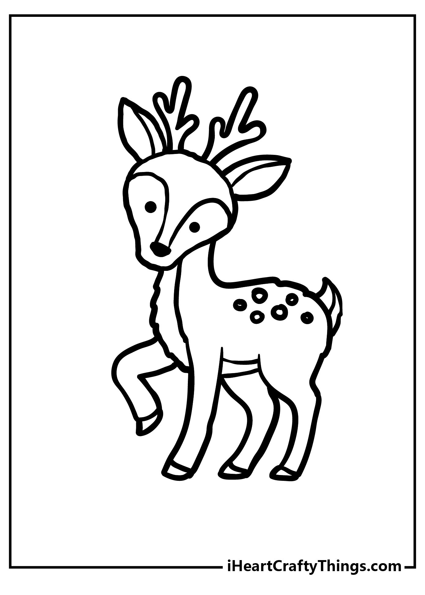 Woodland Forest Animals Coloring Pages Printable 30