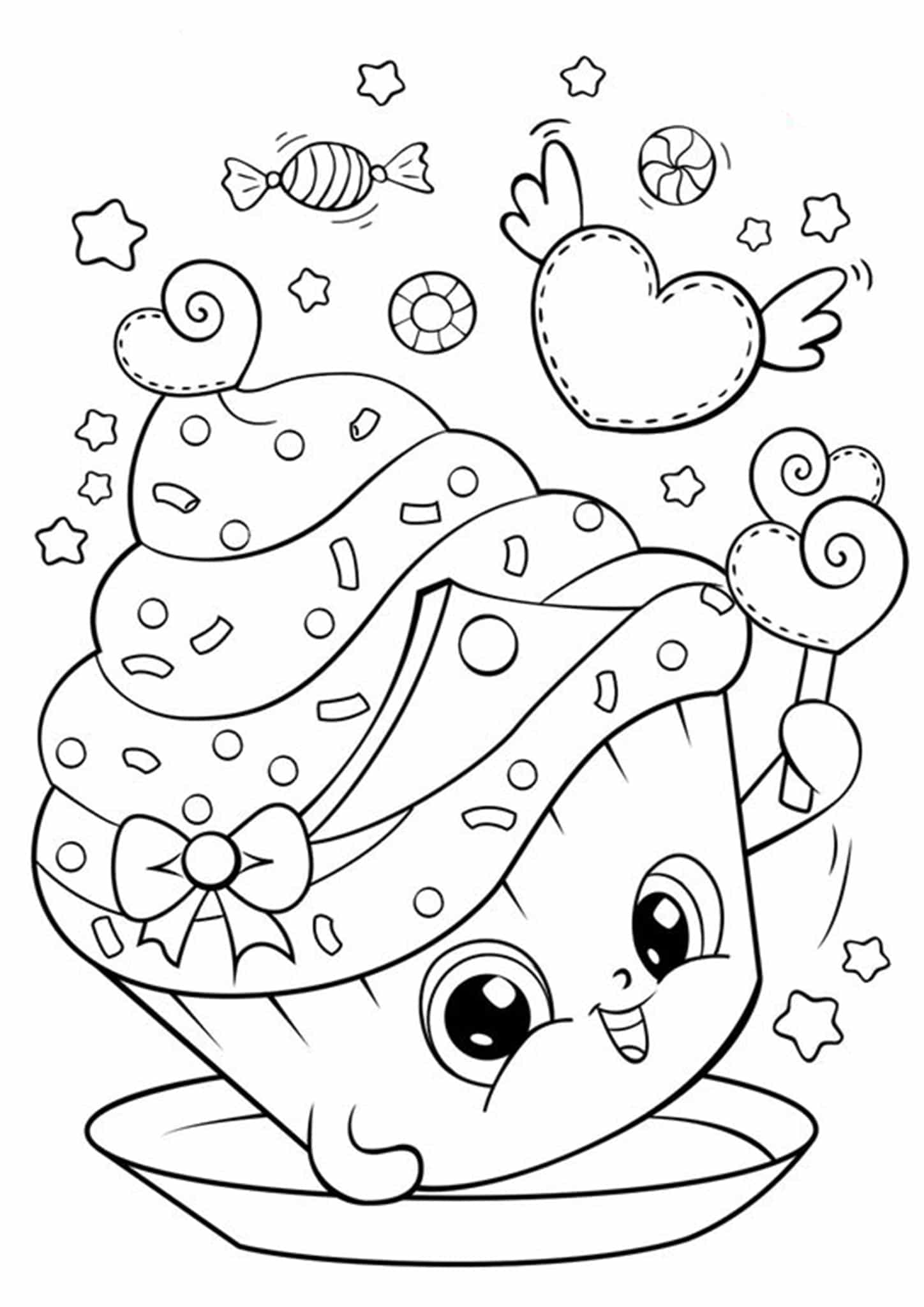 30 Cute and Easy Coloring Pages Printable 1