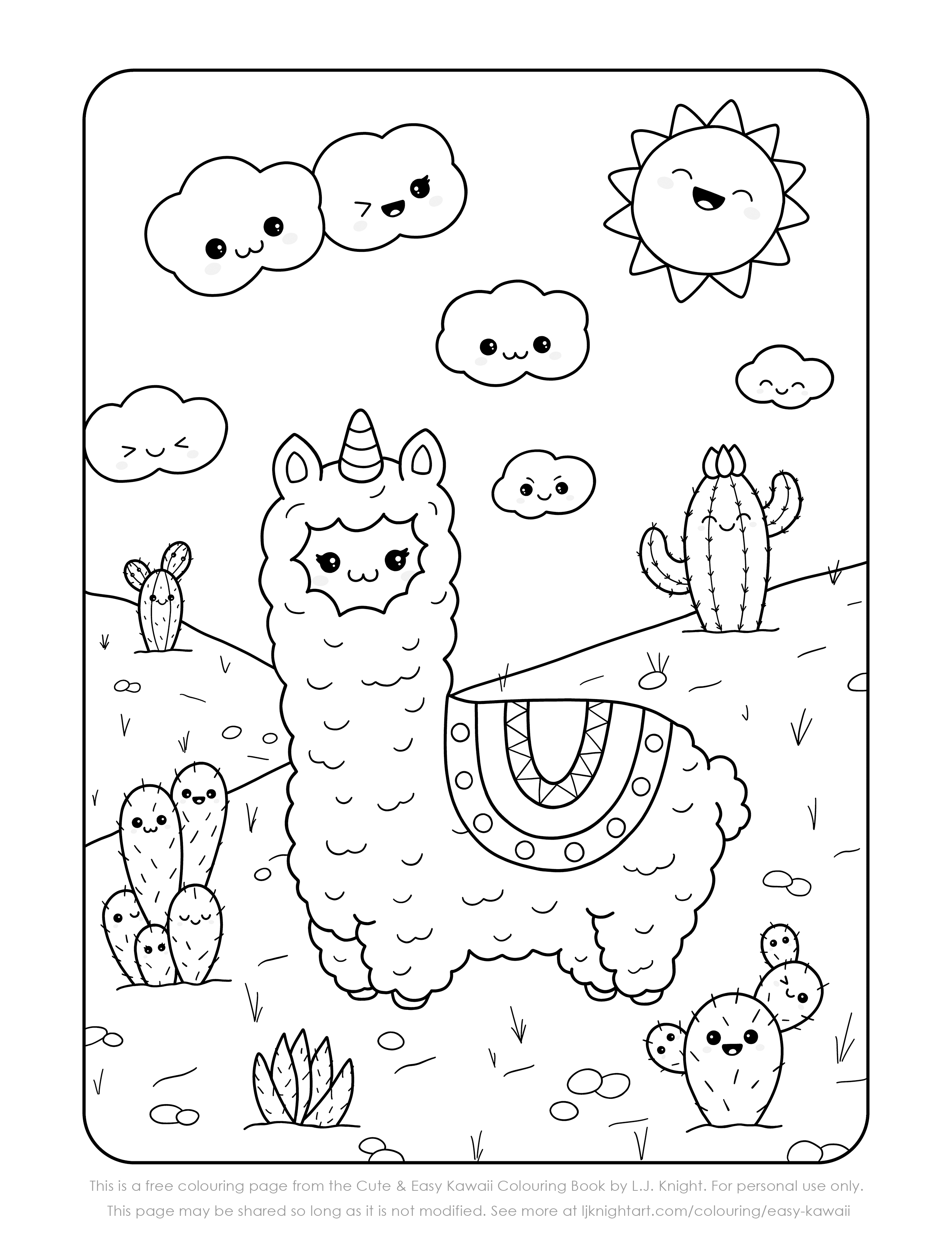 30 Cute and Easy Coloring Pages Printable 10