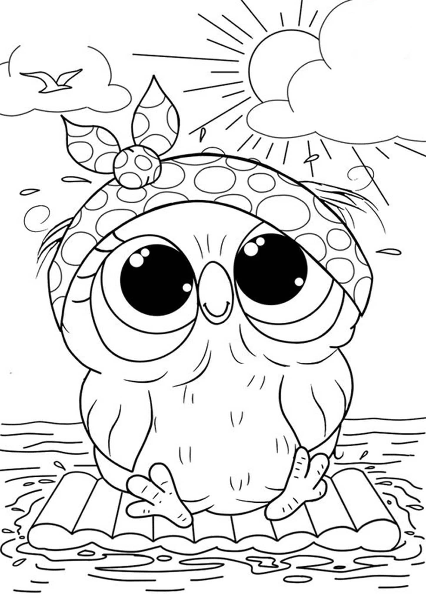 30 Cute and Easy Coloring Pages Printable 11