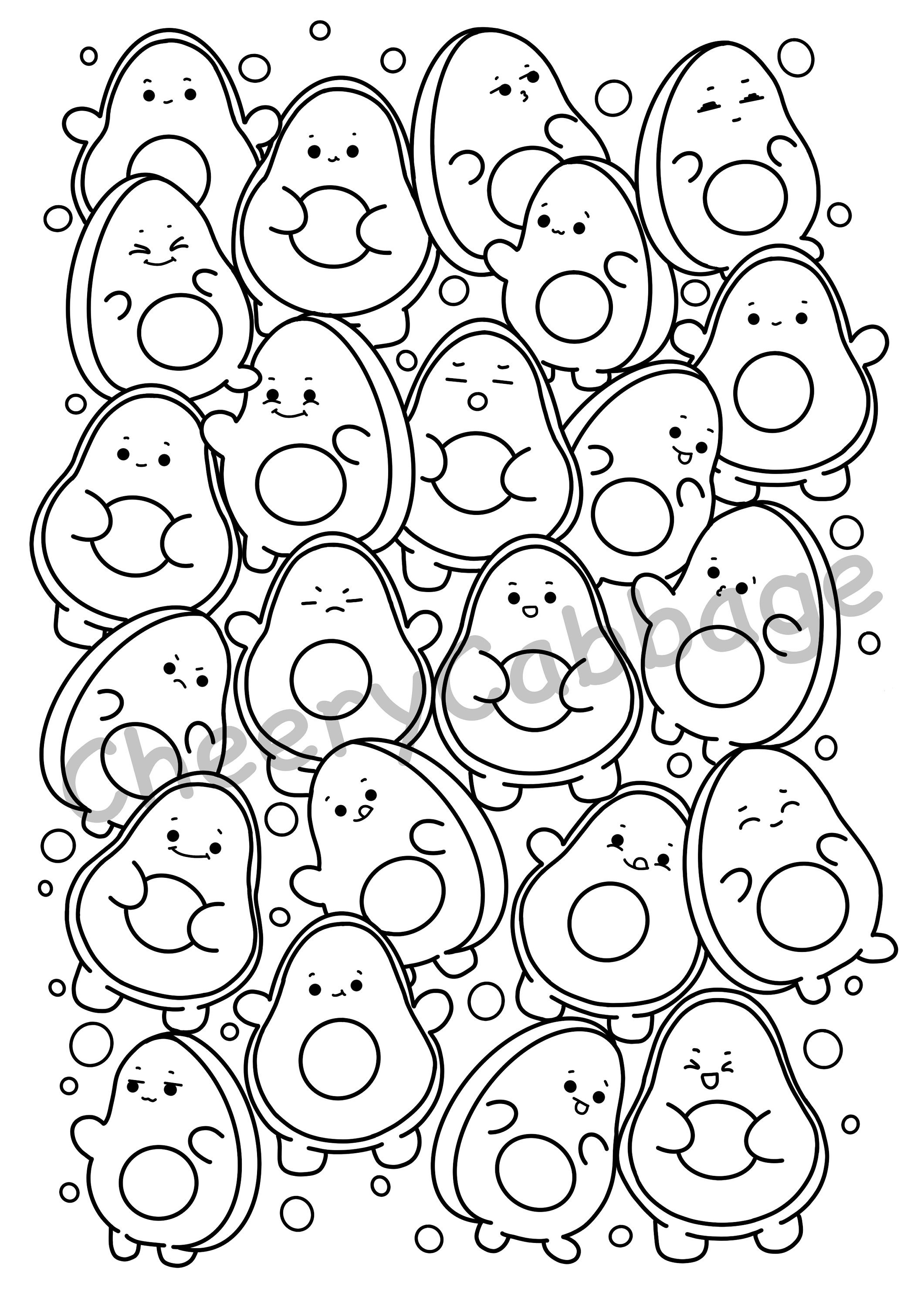 30 Cute and Easy Coloring Pages Printable 18