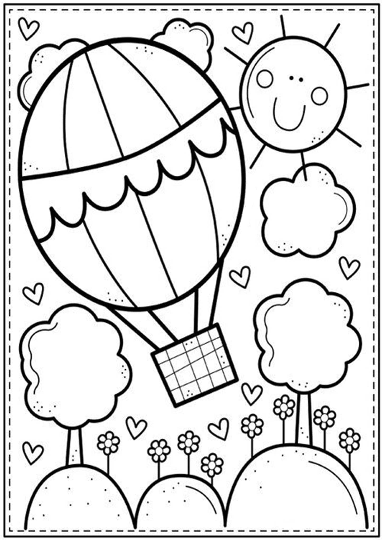 30 Cute and Easy Coloring Pages Printable 2