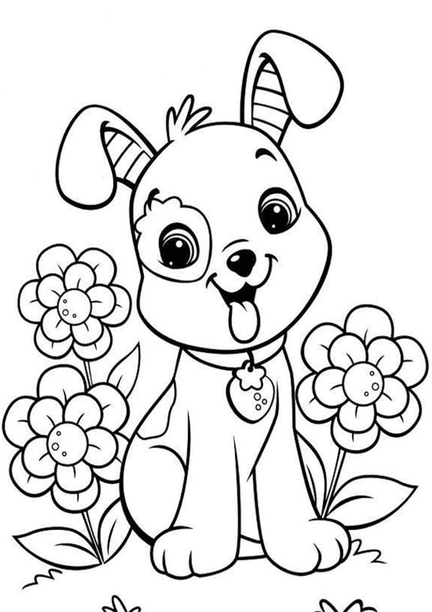 30 Cute and Easy Coloring Pages Printable 23